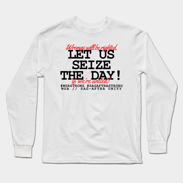 Newsies Hollywood Strike Long Sleeve T-Shirt by Ladies’ Night Pod